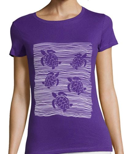 Camiseta Mujer Manga Corta tortugas laTostadora - latostadora.com - Modalova