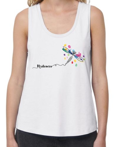 Camiseta Mujer Tirantes Loose Fit Camiseta Resilencia - blanca sin mangas laTostadora - latostadora.com - Modalova