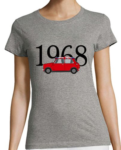 Camiseta mujer Mini Rojo 1968. Mujer - latostadora.com - Modalova