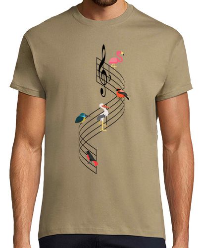 Camiseta Hombre Manga Corta Música animal laTostadora - latostadora.com - Modalova