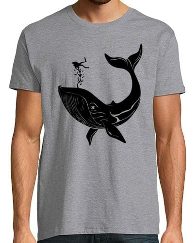 Camiseta Hombre Manga Corta Ballena feliz laTostadora - latostadora.com - Modalova