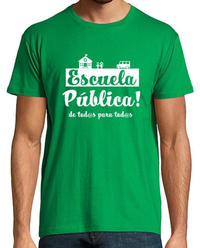 Camiseta Hombre Manga Corta Escuela Pública laTostadora - latostadora.com - Modalova