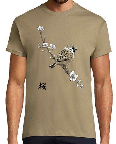 Camiseta Gorrion en cerezo - latostadora.com - Modalova