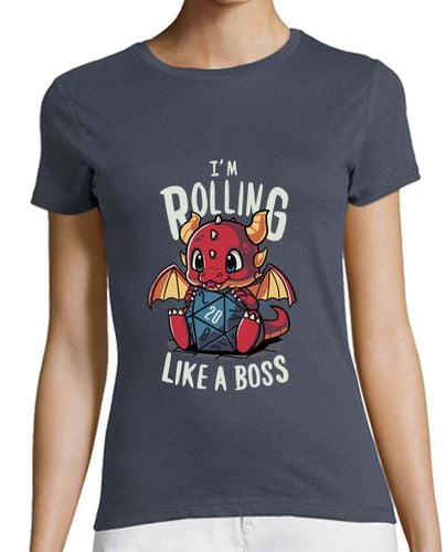 Camiseta Mujer Manga Corta Rolling like a boss laTostadora - latostadora.com - Modalova