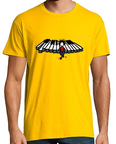 Camiseta Flying piano 1 man - latostadora.com - Modalova