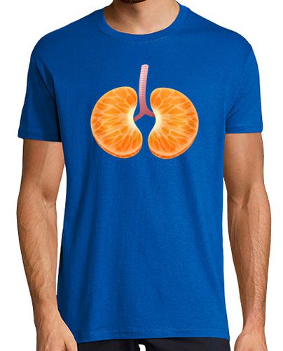Camiseta Pulmon mandarina - latostadora.com - Modalova