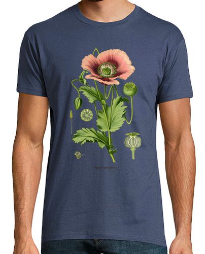 Camiseta AMAPOLA - Ilustración botánica S. XIX - latostadora.com - Modalova
