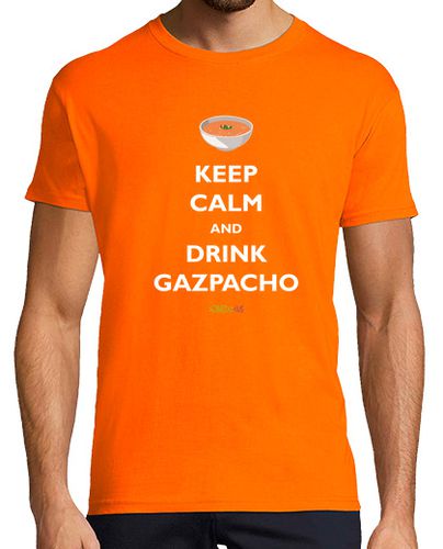 Camiseta Camiseta manga corta Keep Calm and Drink Gazapacho chico - latostadora.com - Modalova