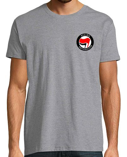 Camiseta Camiseta gris h - Acción antifascista red flag first - latostadora.com - Modalova