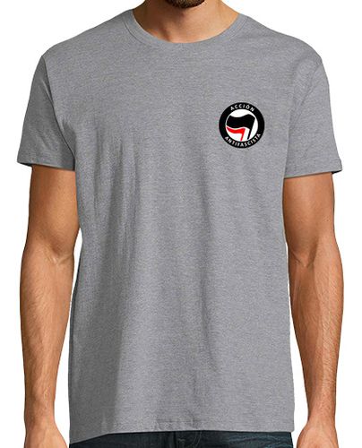 Camiseta Camiseta gris h - Acción antifascista black flag first - latostadora.com - Modalova