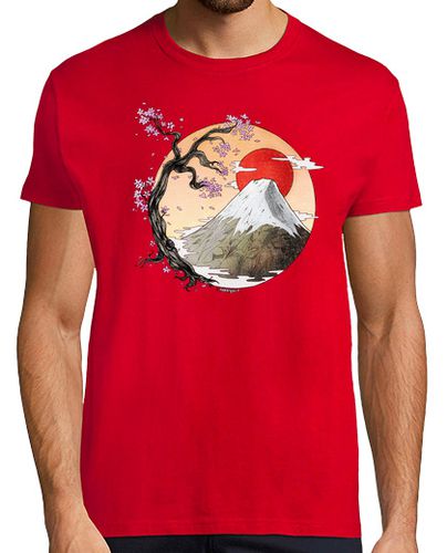 Camiseta Hombre Manga Corta Monte Fuji laTostadora - latostadora.com - Modalova