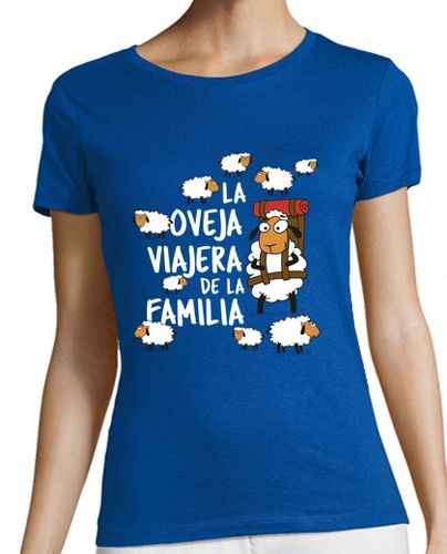 Camiseta Mujer Manga Corta La oveja viajera de la familia laTostadora - latostadora.com - Modalova