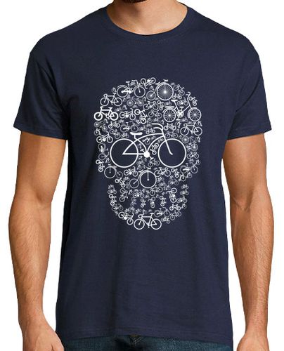 Camiseta Calavera Bicicleta - latostadora.com - Modalova