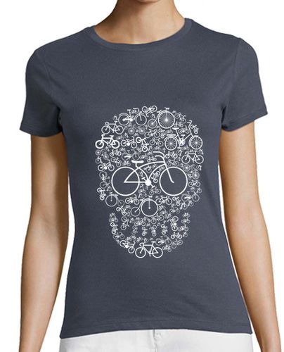 Camiseta mujer Calavera Bicicleta laTostadora - latostadora.com - Modalova