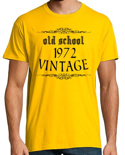 Camiseta 1972 vieja escuela vintage - latostadora.com - Modalova