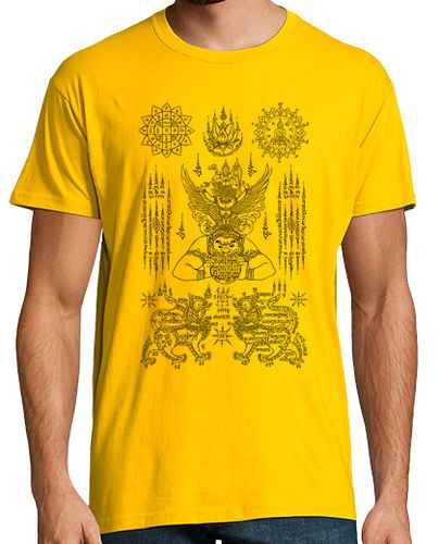 Camiseta Sak Yant Traditional Tattoo V04 laTostadora - latostadora.com - Modalova