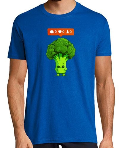 Camiseta Hombre Manga Corta Nadie me quiere - Brocoli Nobody loves me - Broccoli laTostadora - latostadora.com - Modalova