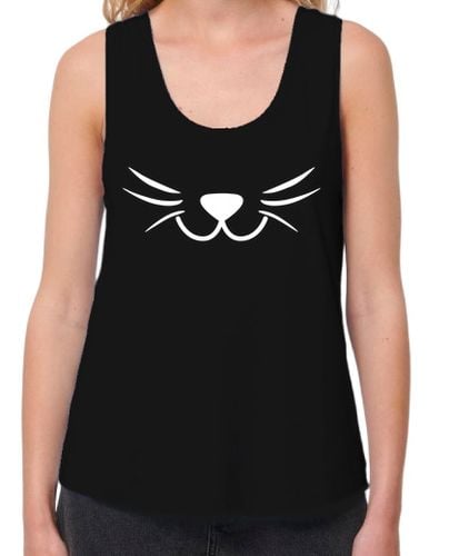 Camiseta Mujer Tirantes Loose Fit Camiseta de bigotes de gato laTostadora - latostadora.com - Modalova