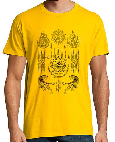 Camiseta Sak Yant Traditional Tattoo V05 laTostadora - latostadora.com - Modalova