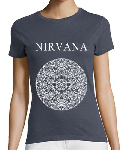 Camiseta Mujer Manga Corta Camiseta Nirvana blanco laTostadora - latostadora.com - Modalova