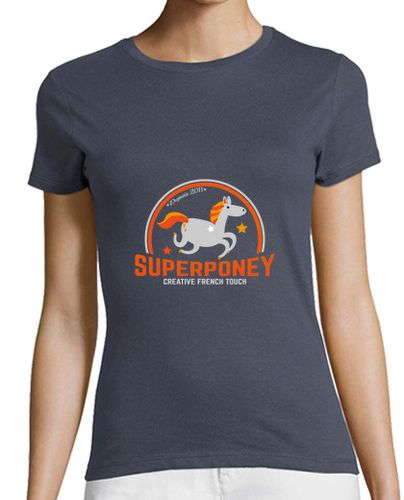 Camiseta mujer superpony logo original versión clara - latostadora.com - Modalova