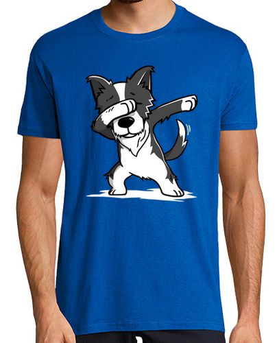 Camiseta Hombre Manga Corta Perro Border Collie DAB! laTostadora - latostadora.com - Modalova