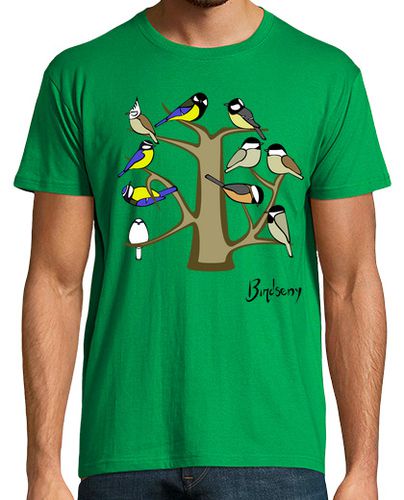Camiseta Familia Paridae - latostadora.com - Modalova