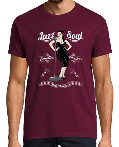 Camiseta Camiseta Música Pin up - Jazz Soul laTostadora - latostadora.com - Modalova