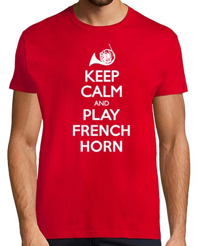 Camiseta Keep Calm and French Horn - latostadora.com - Modalova
