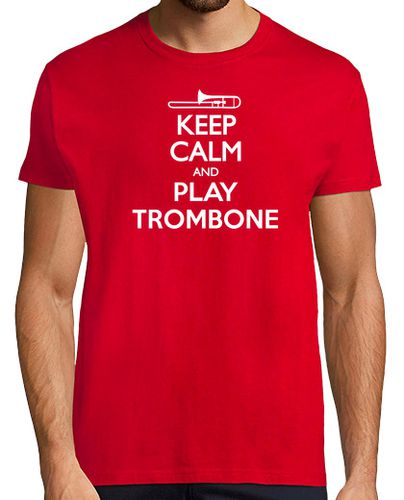 Camiseta Keep Calm and Trombone - latostadora.com - Modalova