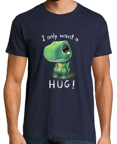 Camiseta Free Hugs T-Rex - Cute Tiny Dinosaur laTostadora - latostadora.com - Modalova