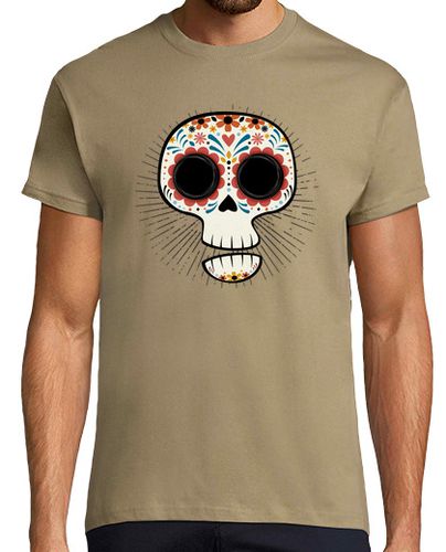 Camiseta divertida calavera mejicana - colorida - latostadora.com - Modalova