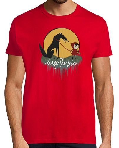 Camiseta Hombre Manga Corta caperucita roja feminista cambia las reglas laTostadora - latostadora.com - Modalova