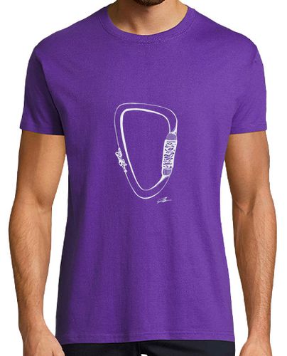 Camiseta Hombre Manga Corta carabiner de escalada camiseta hombre laTostadora - latostadora.com - Modalova