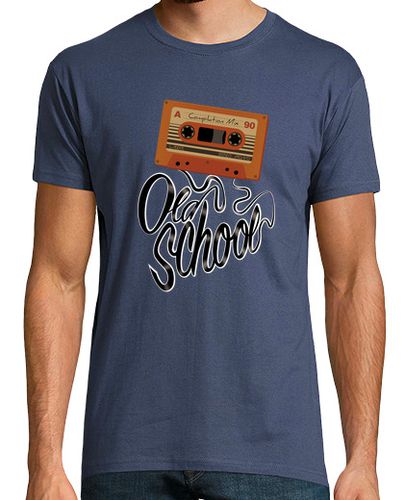 Camiseta Hombre Manga Corta old school cinta de casete retro - casette laTostadora - latostadora.com - Modalova