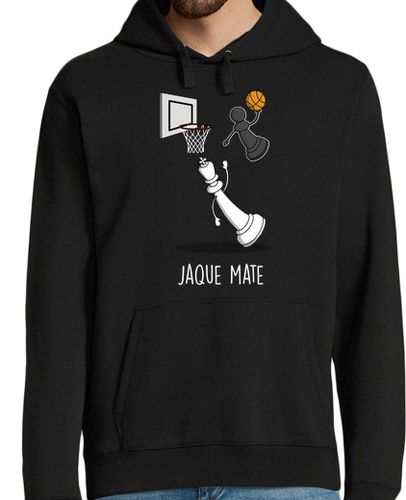 Sudadera Con Capucha Para Hombre Jaque Mate Black laTostadora - latostadora.com - Modalova