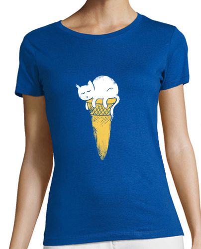 Camiseta mujer cat-hielo - latostadora.com - Modalova