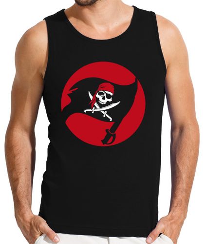 Camiseta Hombre Sin Mangas hombre camiseta sin mangas - bandera pirata jolly roger laTostadora - latostadora.com - Modalova