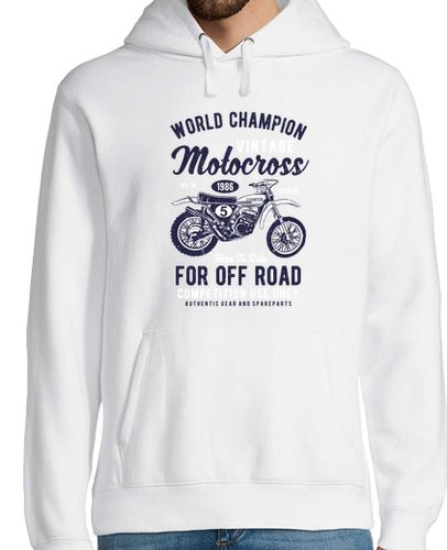 Sudadera Con Capucha Para Hombre Vintage Motocross laTostadora - latostadora.com - Modalova