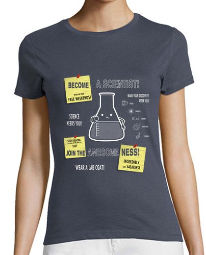 Camiseta mujer Become a scientist - latostadora.com - Modalova