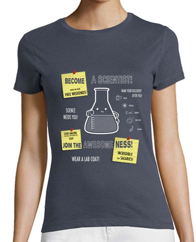 Camiseta mujer Become a scientist laTostadora - latostadora.com - Modalova