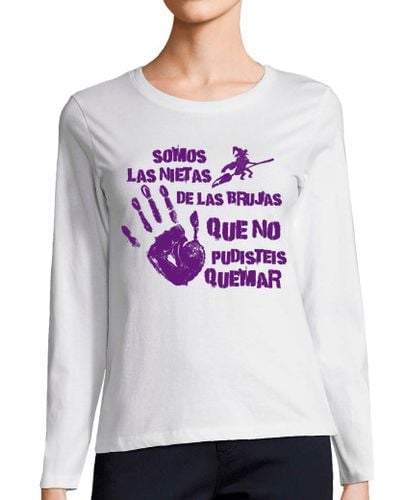 Camiseta Mujer Manga Larga Las nietas de las brujas laTostadora - latostadora.com - Modalova