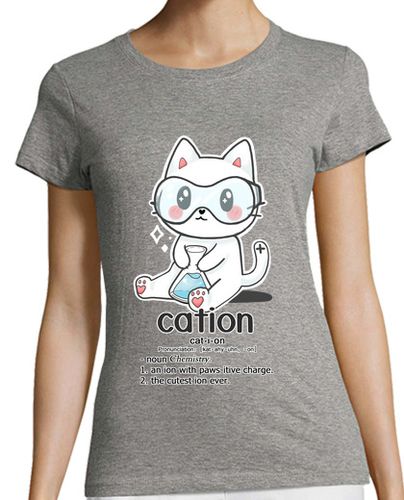 Camiseta Mujer Manga Corta Cation - Science cat laTostadora - latostadora.com - Modalova