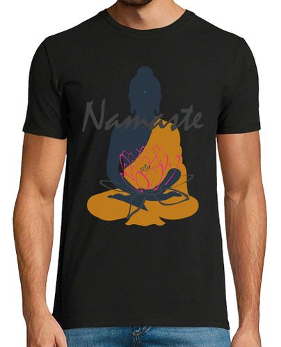 Camiseta Hombre Manga Corta Namaste / Yoga / Relajacion laTostadora - latostadora.com - Modalova