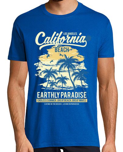 Camiseta Hombre Manga Corta California Beach laTostadora - latostadora.com - Modalova