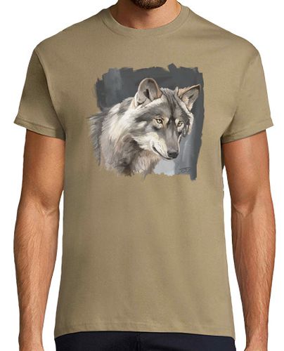 Camiseta Hombre Manga Corta Lobo ibérico 2 laTostadora - latostadora.com - Modalova