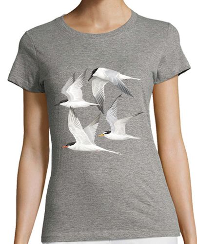 Camiseta mujer Aves marinas 1 - latostadora.com - Modalova