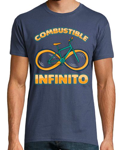 Camiseta Combustible Infinito Bicicleta Ecología Bici Ciclista Ciclismo - latostadora.com - Modalova