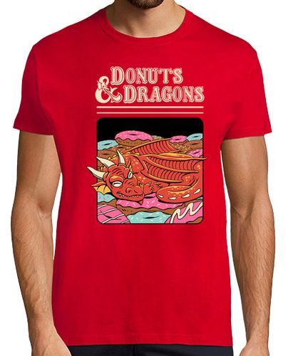 Camiseta Hombre Manga Corta donas y dragones camisa para hombre. laTostadora - latostadora.com - Modalova