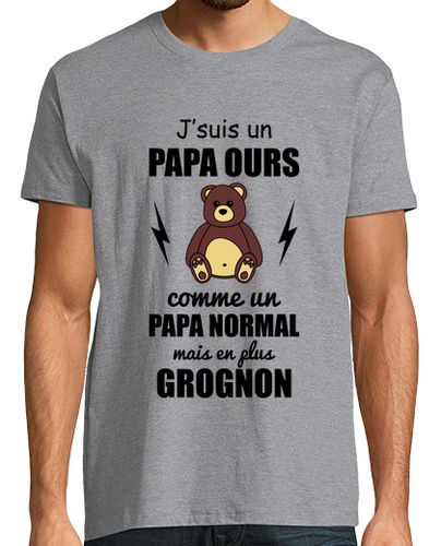 Camiseta Hombre Manga Corta oso papi dia del padre laTostadora - latostadora.com - Modalova